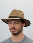 Шляпа STETSON арт. 2541122 TRAVELLER CANVAS (оливковый)